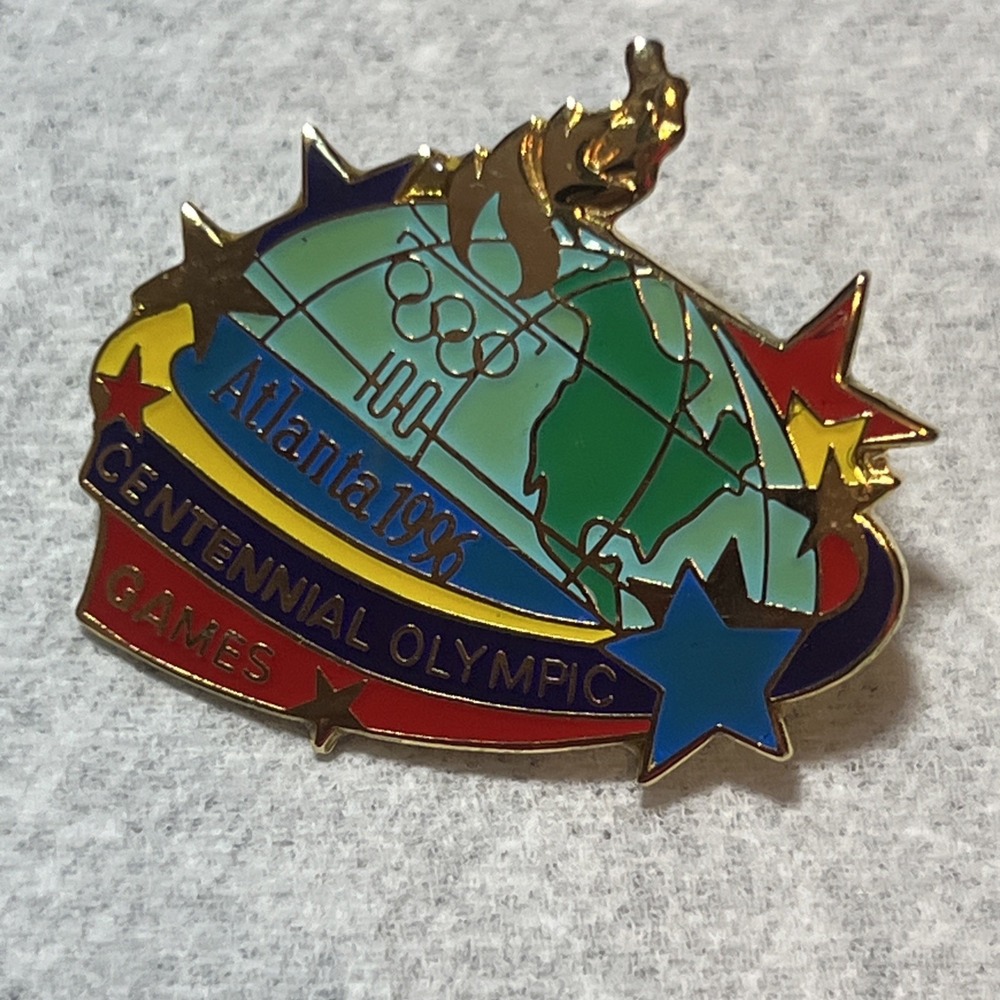 1996 Atlanta Summer Olympics Centennial Olympic Park Lapel Hat Pin